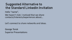 Custom Linkedin invite