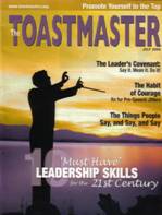 Toastmasters public speaking skills training