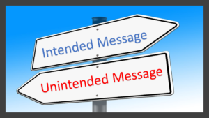 Intended vs Unintended messages
