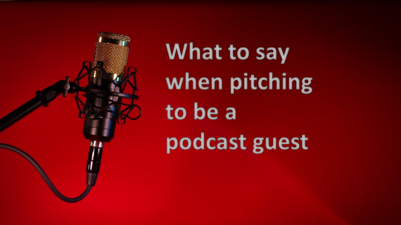 How to pitch to a podcast host