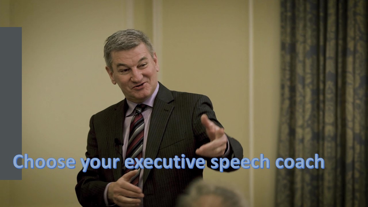 choose your executive speech coach