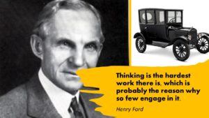 CEO chief public speaker Henry Ford